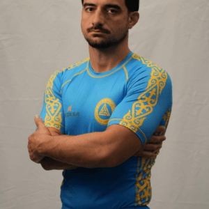 Kit Camisa e short Rash Guard – Azul