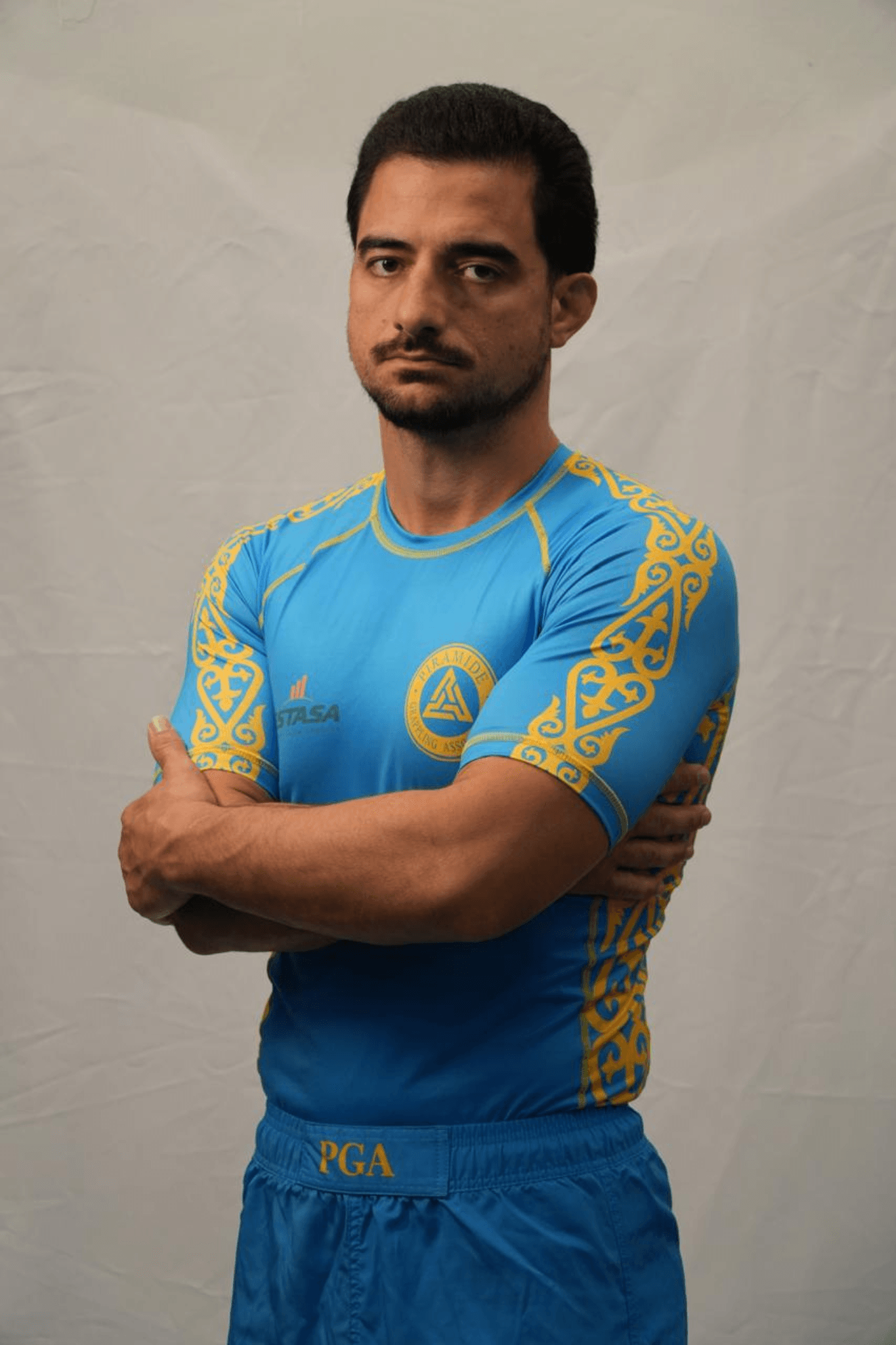 Kit Camisa e short Rash Guard – Azul