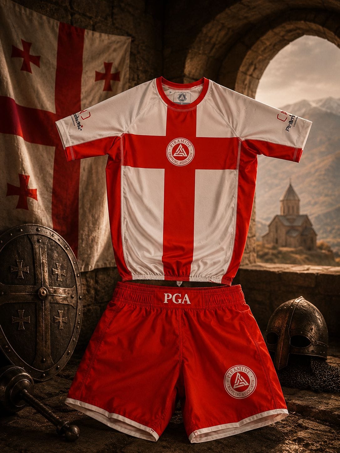 KIT Rash Guard + Shorts | PGA Geórgia
